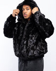 Diamond Mink Jacket w/ Detachable Hood