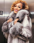 Cross Mink w/ Silver Fox