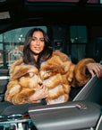 Red Fox Cropped Jacket