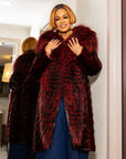 Sculptured Mink Fox Trim