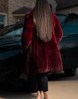 Burgundy Fur
