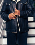 Coffee Bean Shearling Jacket