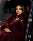 Burgundy Fur