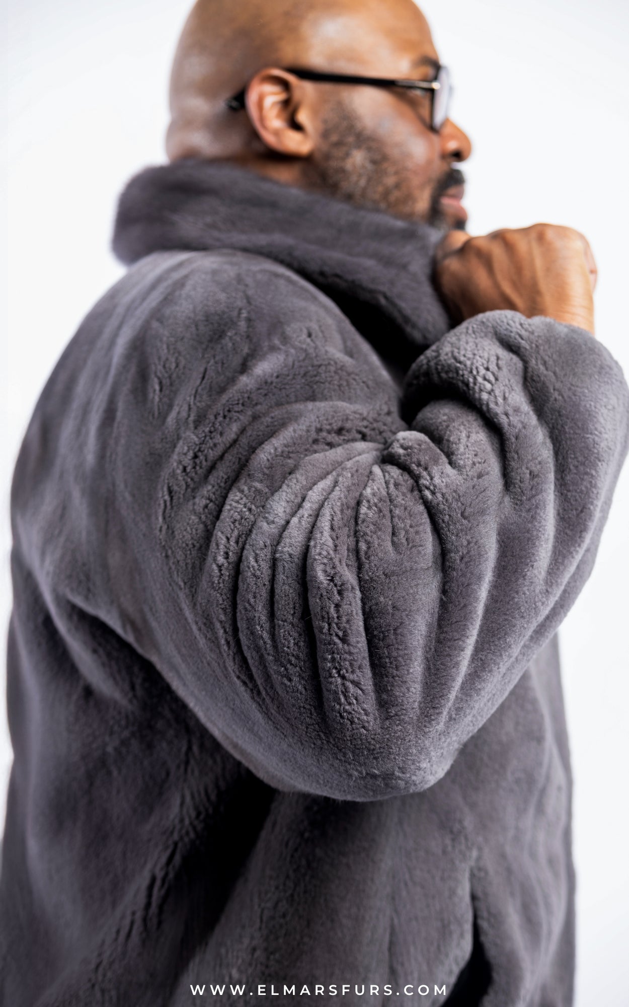 Dyed Grey Sheared Mink Bomber – ElMar's Furs