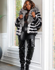Chinchilla Rex and Silver Fox Jacket