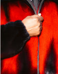 Men’s Degrade Full Skin Mink Jacket