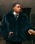 Navy Blue Fully Let Out Bomber
