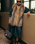 Grey Fox Full Skin Vest w/ Hood