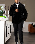 Persian Lamb and Sheared Mink Jacket