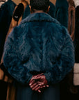 Blue Mink Chevron Bomber
