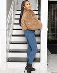 Layered Finn Raccoon Jacket
