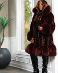 Sculptured Mink Fox Trim
