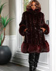 Sculptured Mink Fox Trim