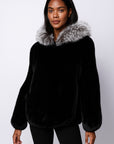 Ranch Dyed Fully Let Out Bomber with Fox Trim Hood