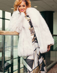 Natural Blue Fox Jacket