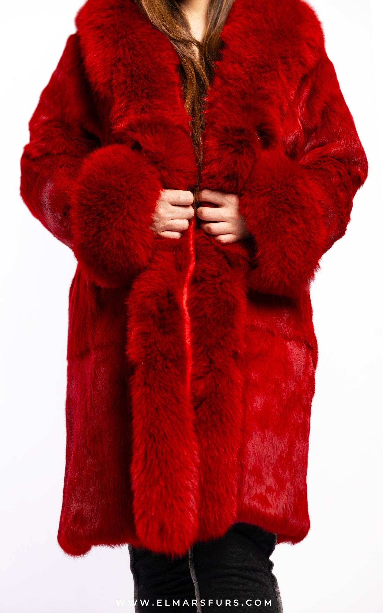 Red Rabbit 3/4 Coat – ElMar's Furs