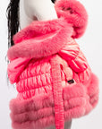 Puffer with Fox Trim