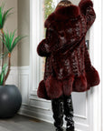 Sculptured Mink Fox Trim
