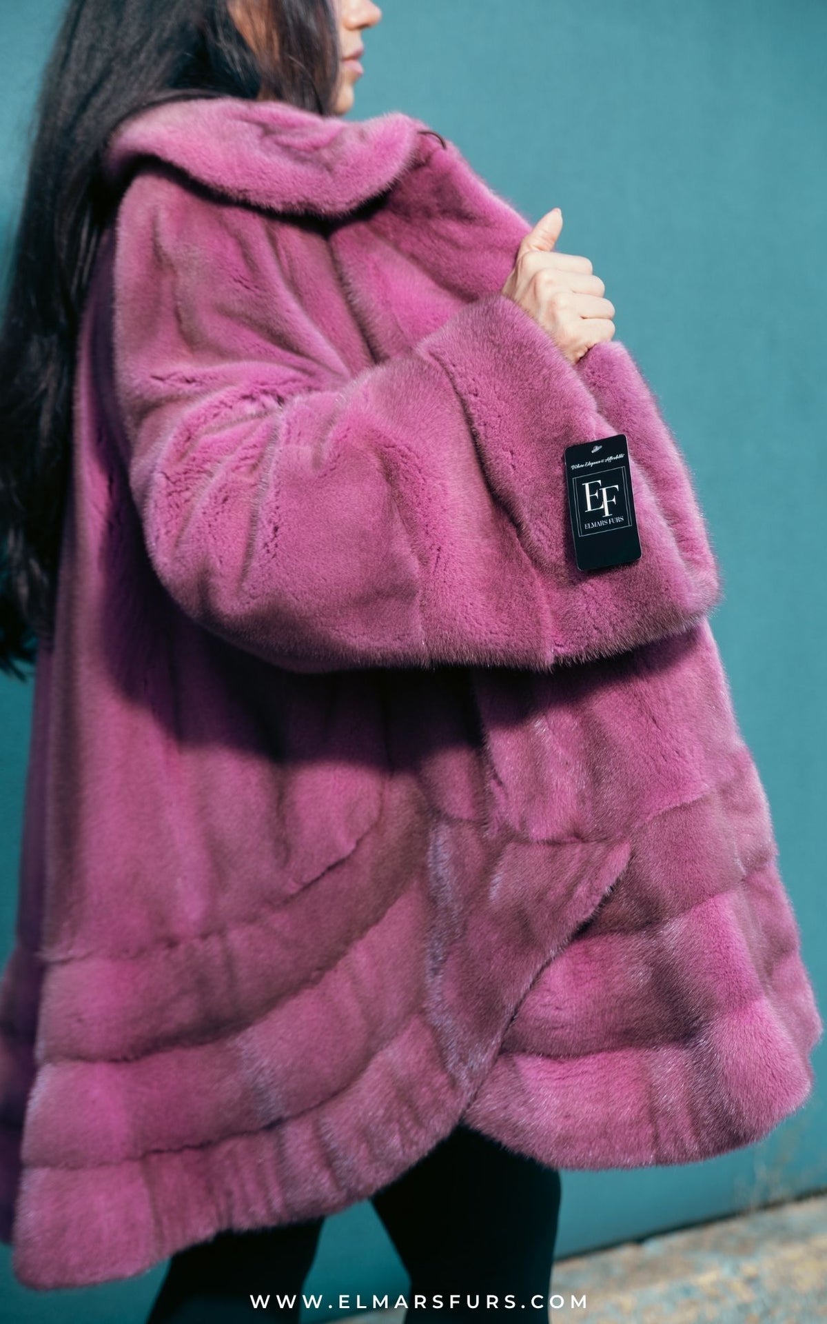 Pink Cross Mink Stroller
