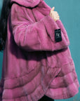 Pink Cross Mink Stroller