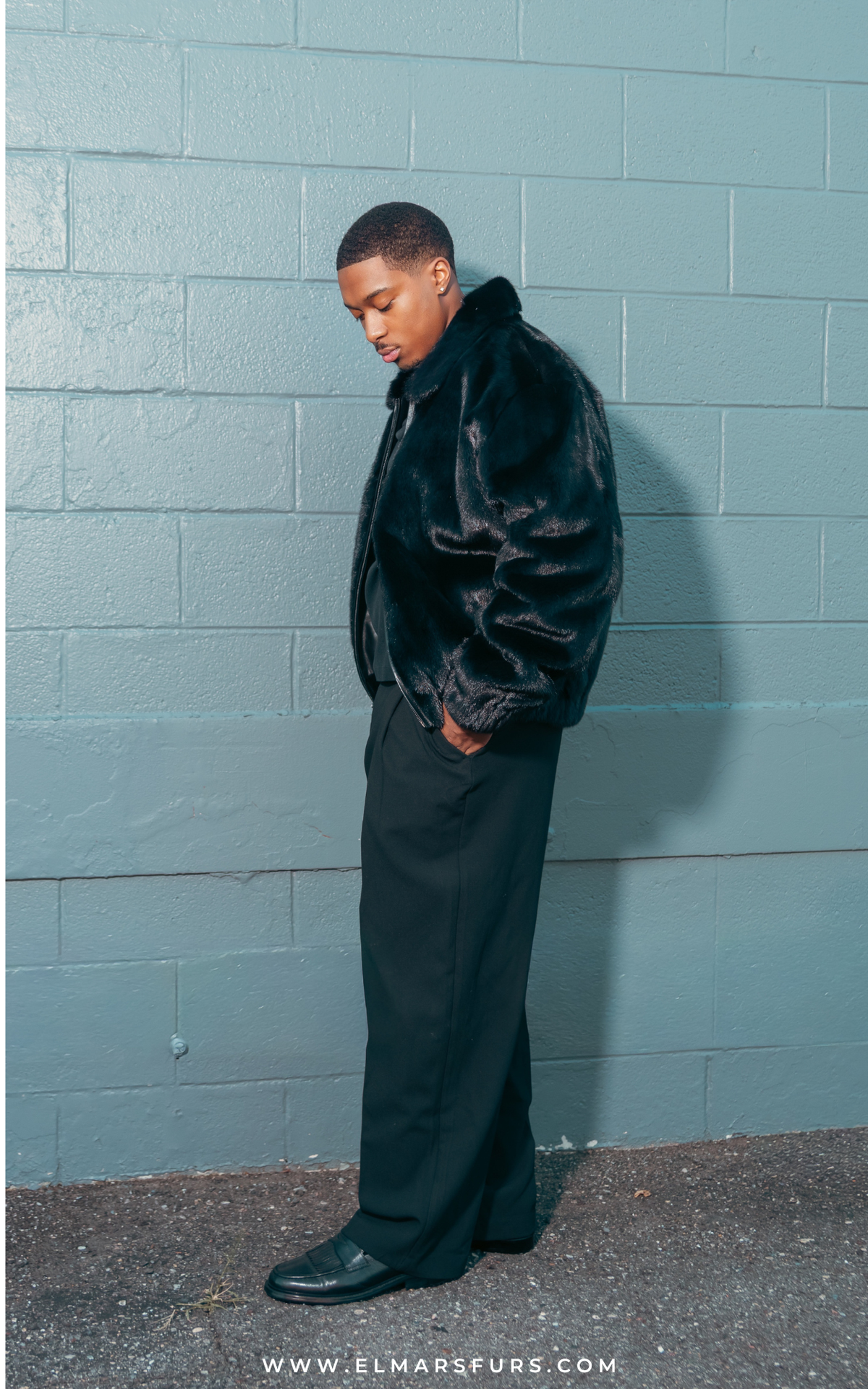 Men’s Black Mink Jacket