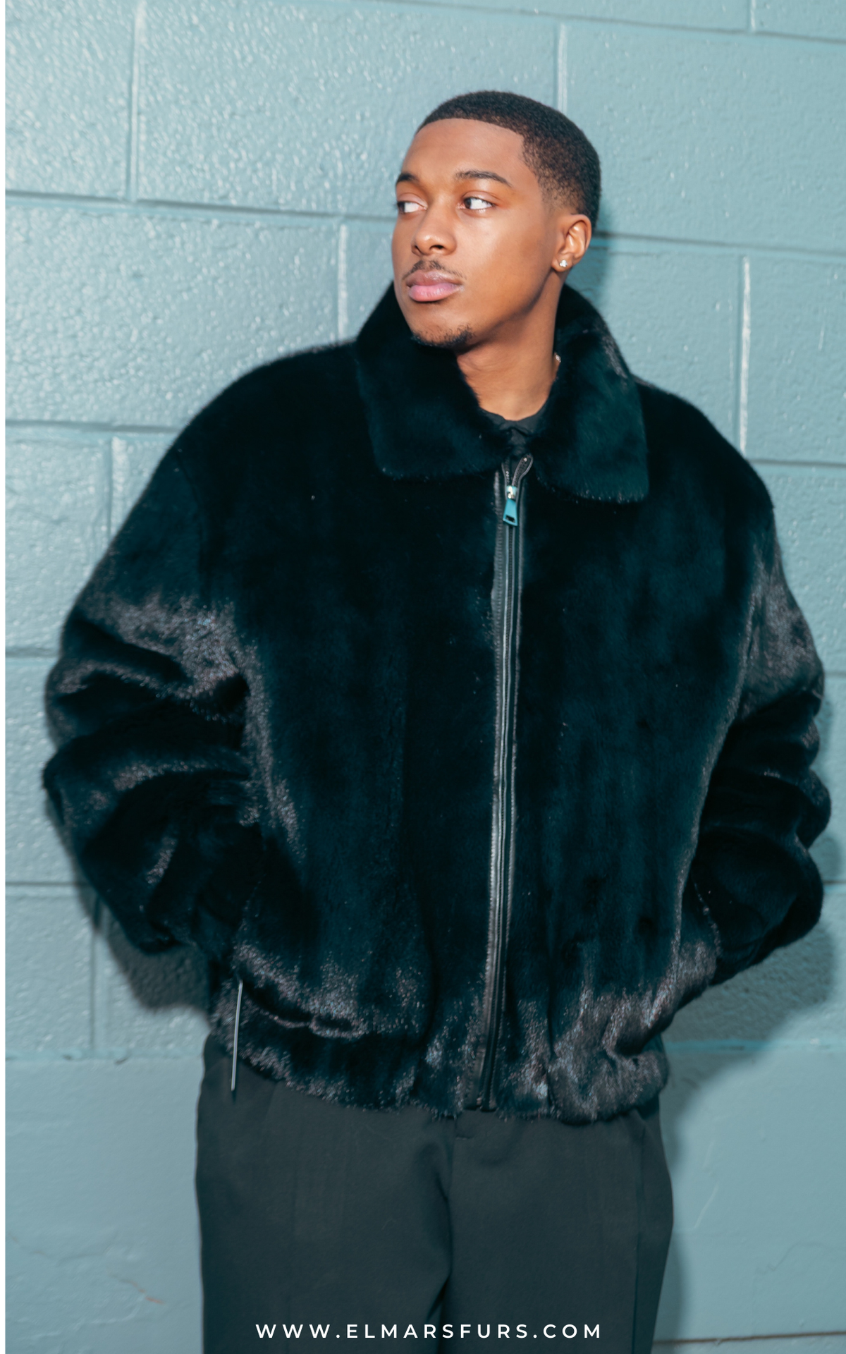 Men’s Black Mink Jacket