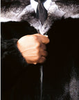 Men’s Full Skin Mink with Chinchilla Collar