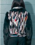Sculptured Multi Mink + Fox Trim Jacket