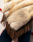 Golden Island Fox Poncho