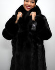 Sculptured Mink with Fox Trim