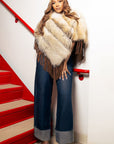 Golden Island Fox Poncho