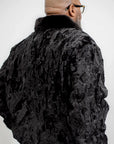 Persian Lamb Jacket w/ Full Mink Collar
