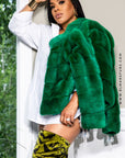 Women's Short Mink Jacket