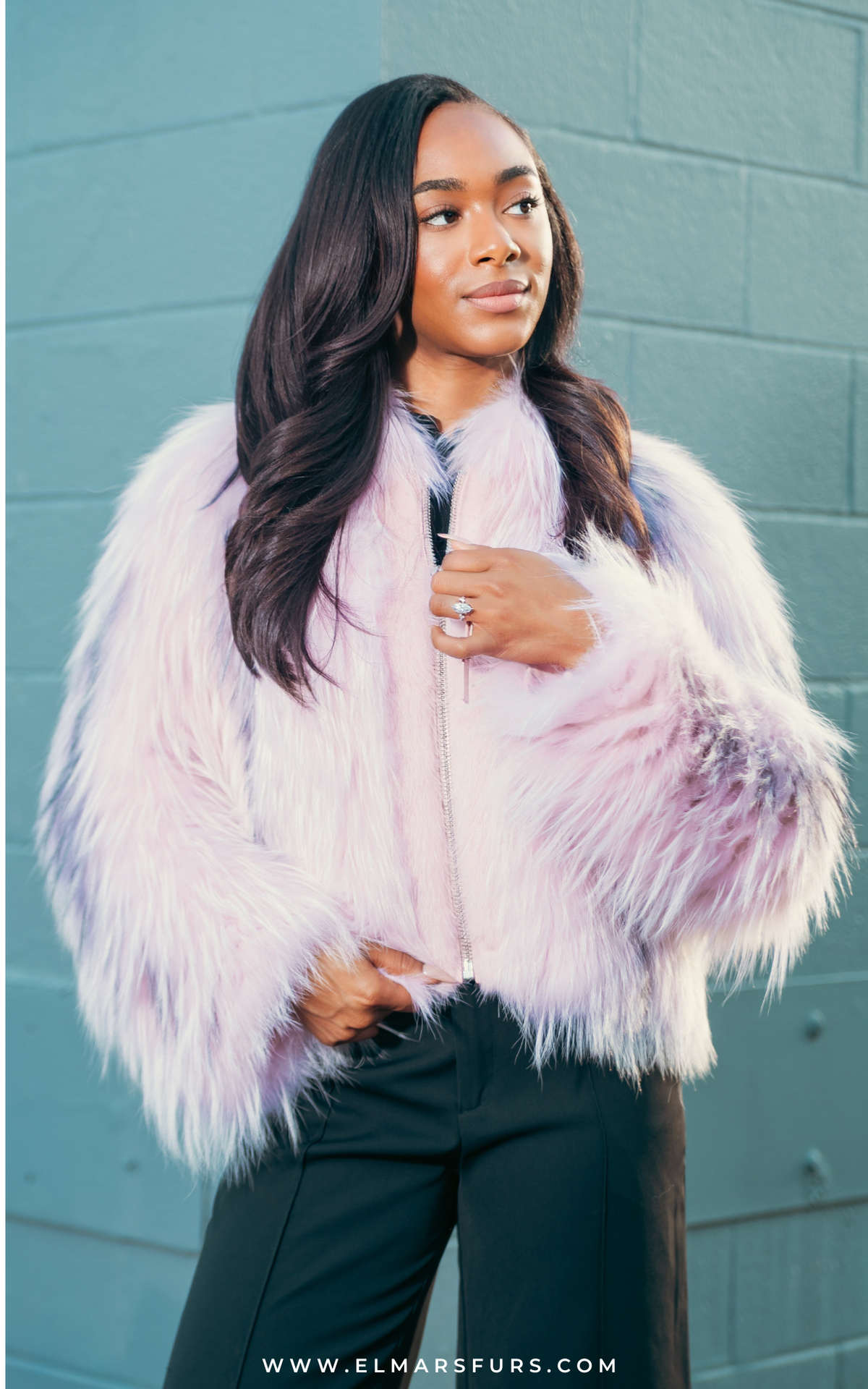 Pink Fox Jacket