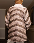 Rose Metallic Mink Jacket