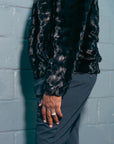 Diamond Mink Jacket w/ Fox Collar