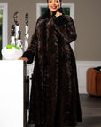 Women's Mahogany Dyed Sheared Coat