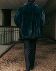 Navy Blue Fully Let Out Bomber