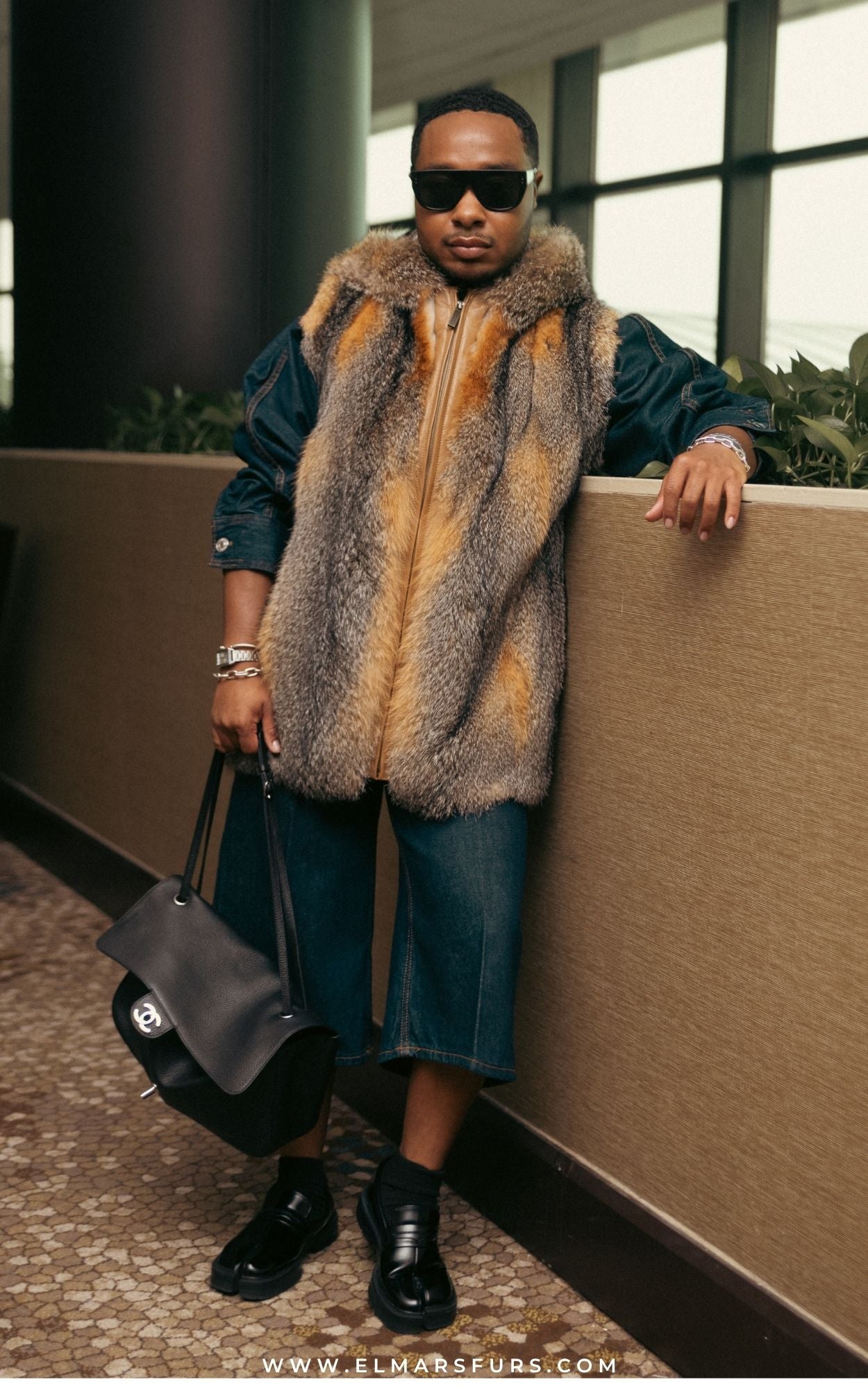 Grey Fox Full Skin Vest w/ Hood