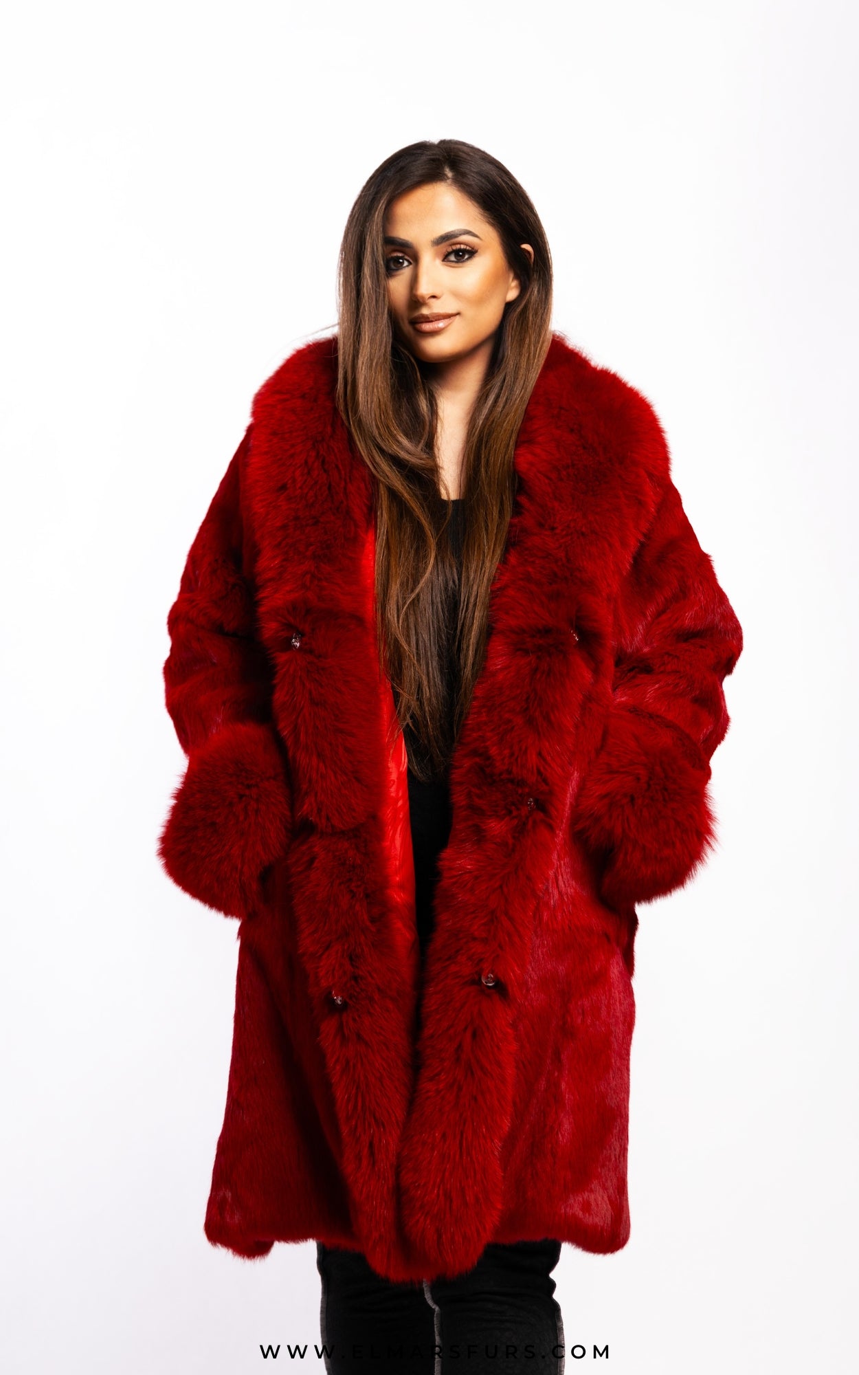 Red Rabbit 3/4 Coat – ElMar's Furs