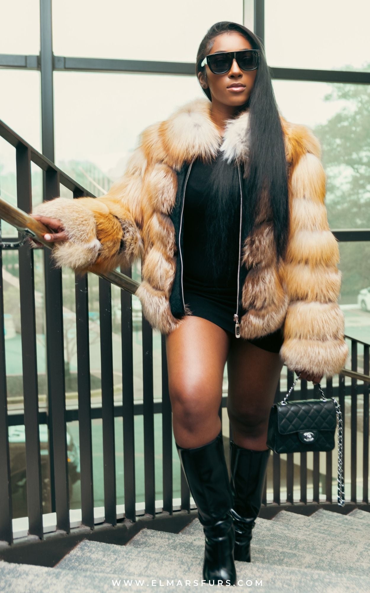 Natural Red Fox with Rex Jacket
