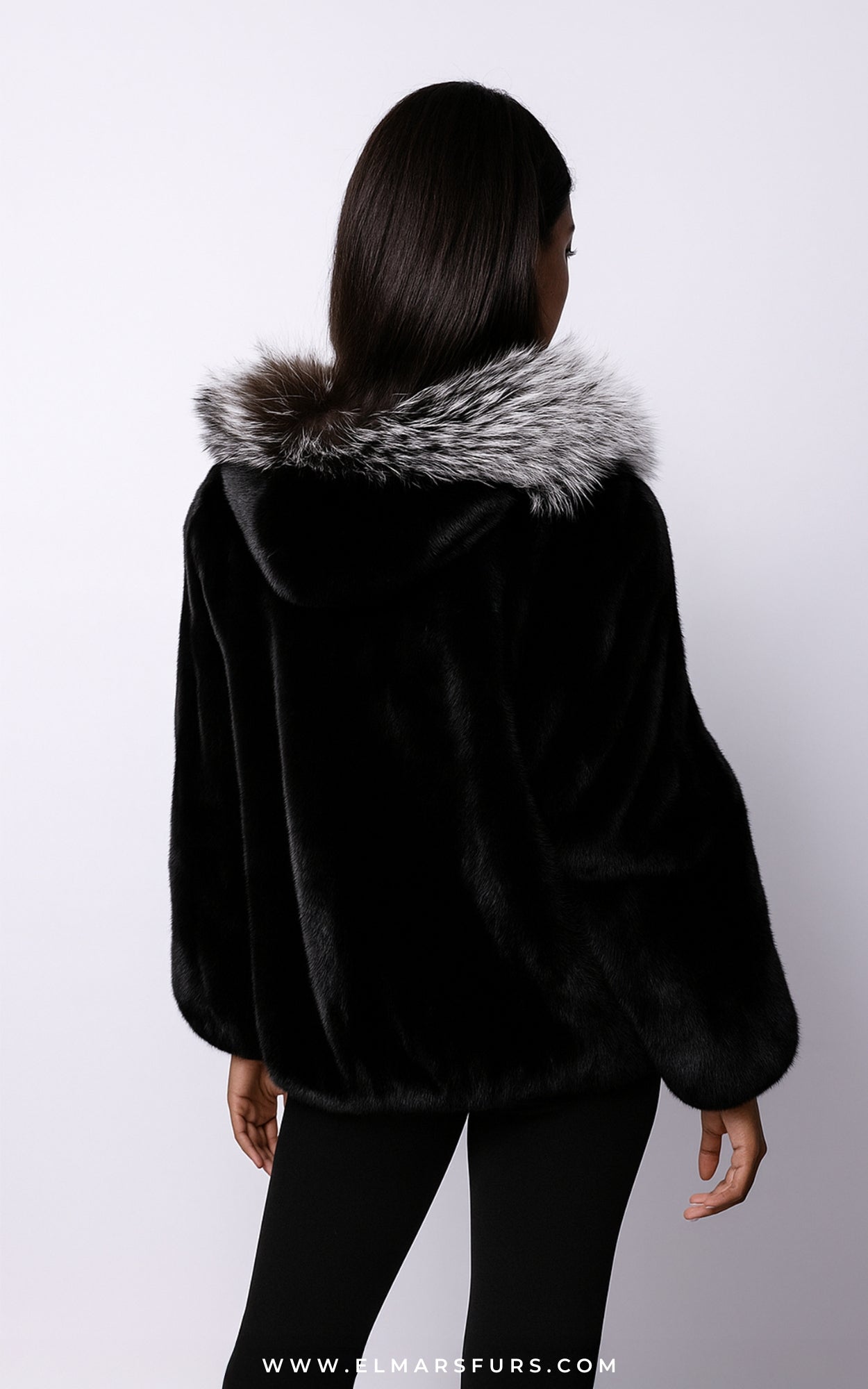 Ranch Dyed Fully Let Out Bomber with Fox Trim Hood
