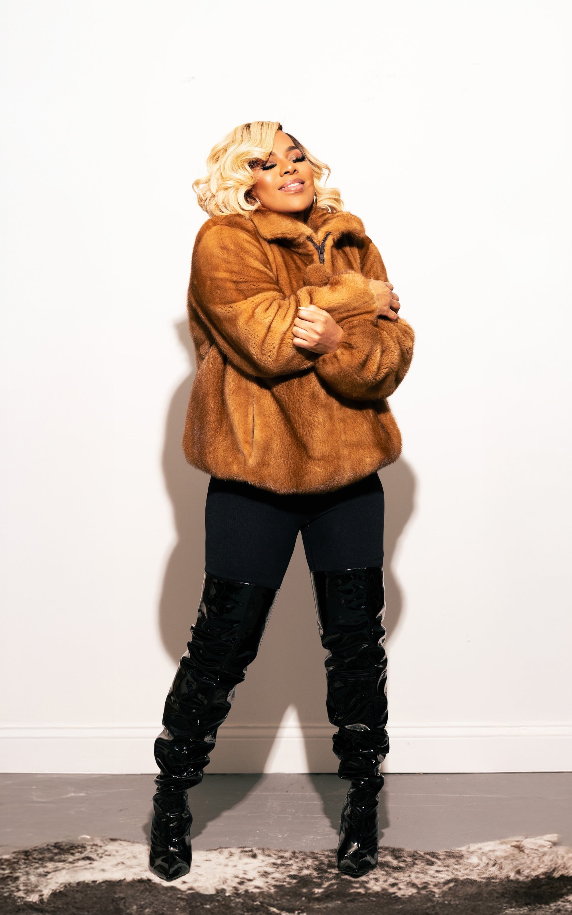 Whiskey Mink Bomber